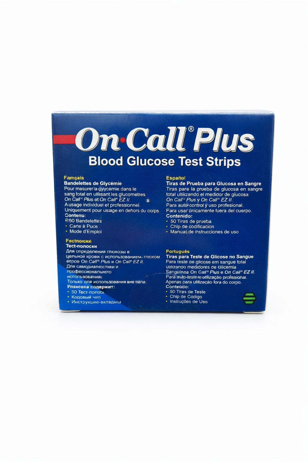 تصویر نوار تست قند خون On Call Plus - نمای 3 | تاج تجهیز