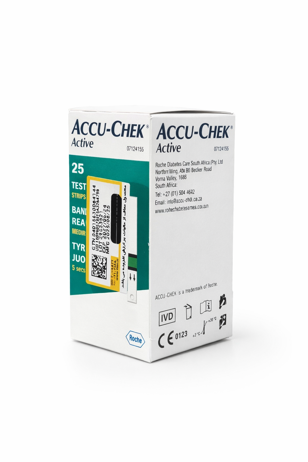 تصویر نوار قندخون  Accu-Chek Active - نمای 2 | تاج تجهیز